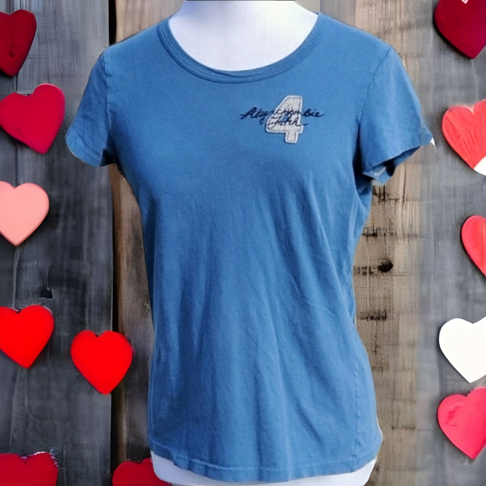 Abercrombie and Fitch blue Tee Shirt  sz Lg